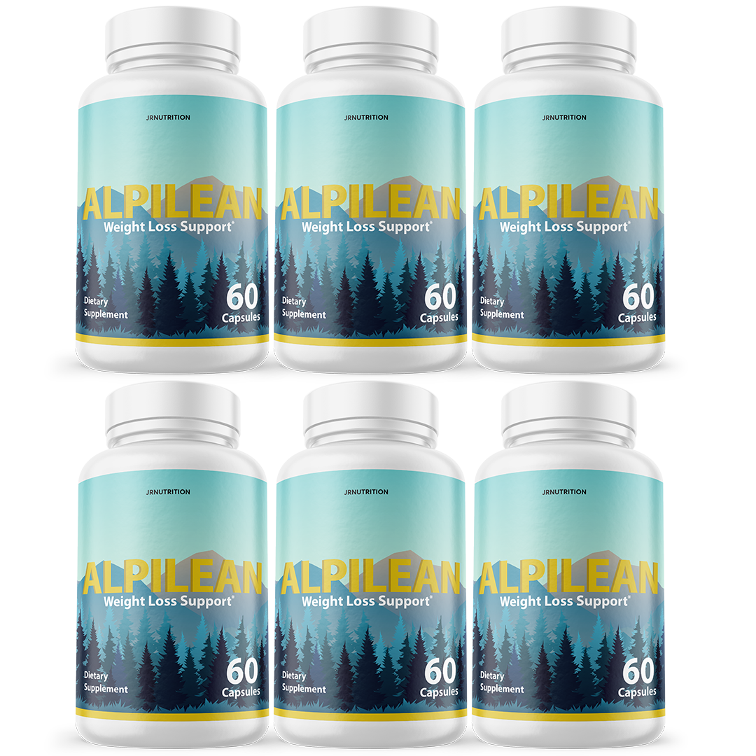 Alpilean Weight Loss Support Dietary Supplement - 60 Capsules (6 Pack)